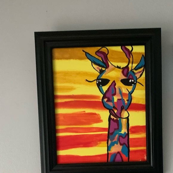 Hand painted acrylic on canvas - Picture 2 of 2